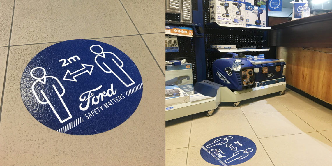 Ford New Zealand - Safety Matters Floor Graphic