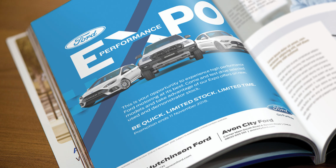 Ford NZ Performance Expo - Magazine Ad