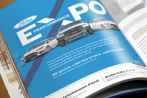 Ford NZ Performance Expo - Magazine Ad