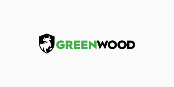 New GreenWood logo design on white background